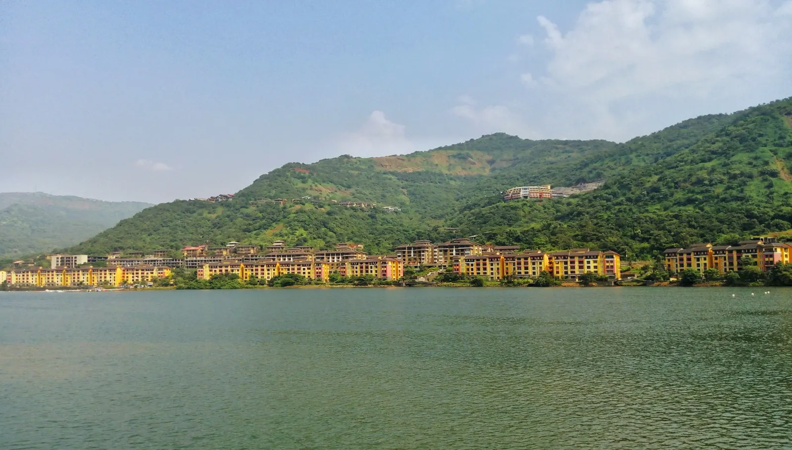 Lavasa town on the lake