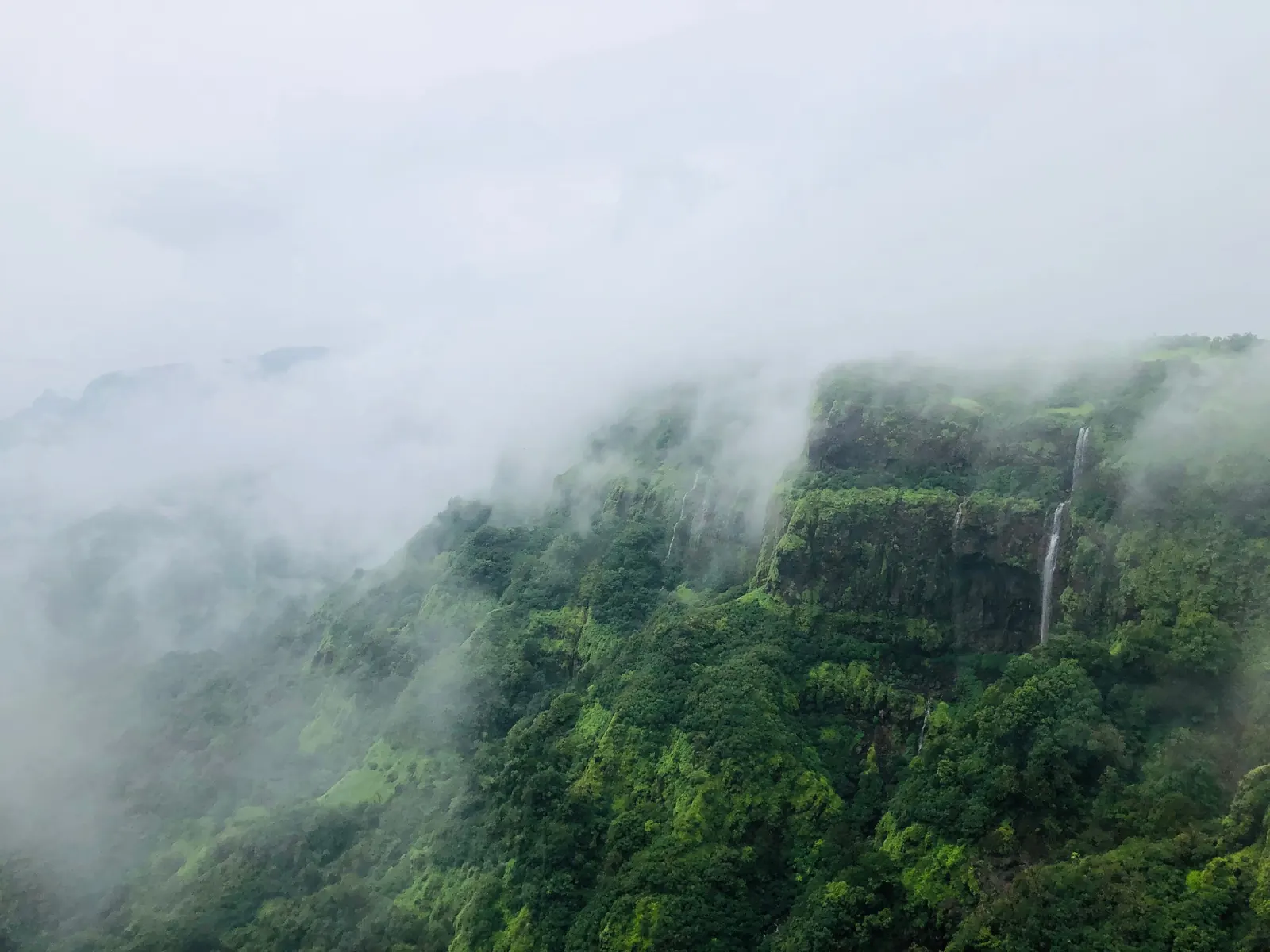 Mist over the Lonavala hills