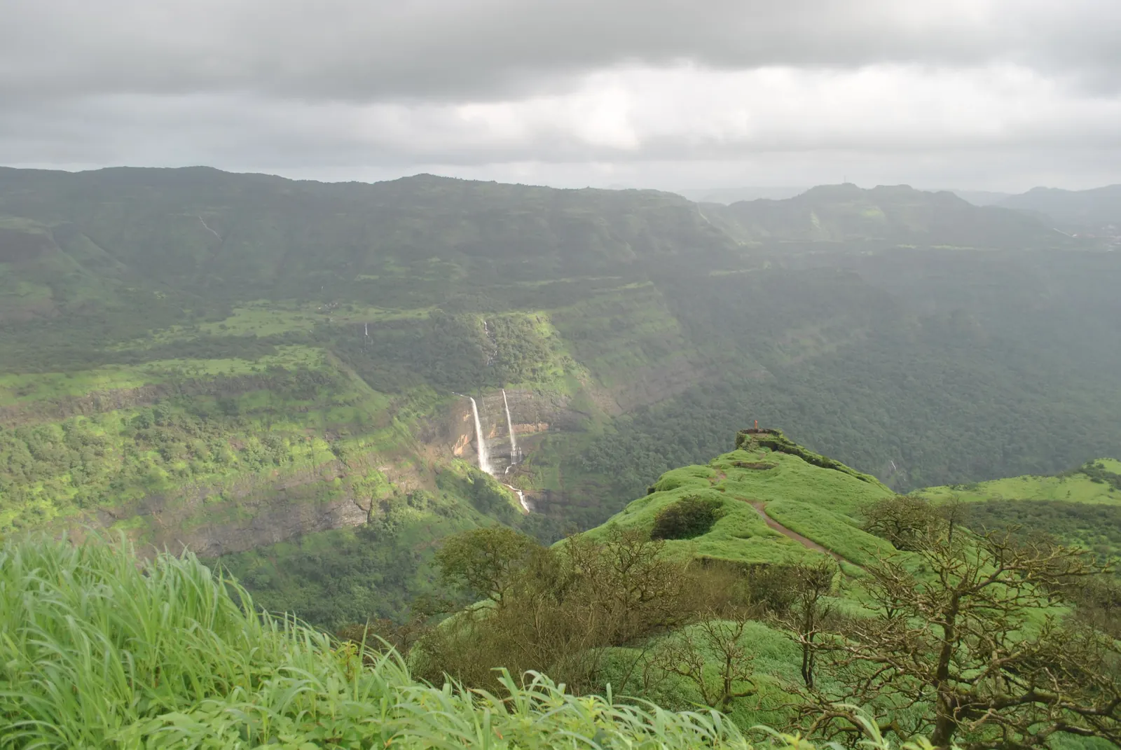 Monsoon waterfalls in the Sahyadri